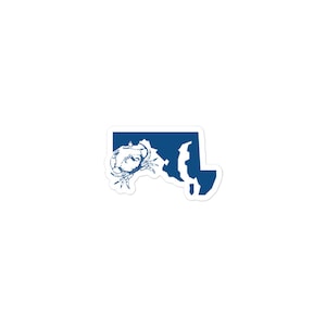Maryland Blue Crab // Bubble-free stickers