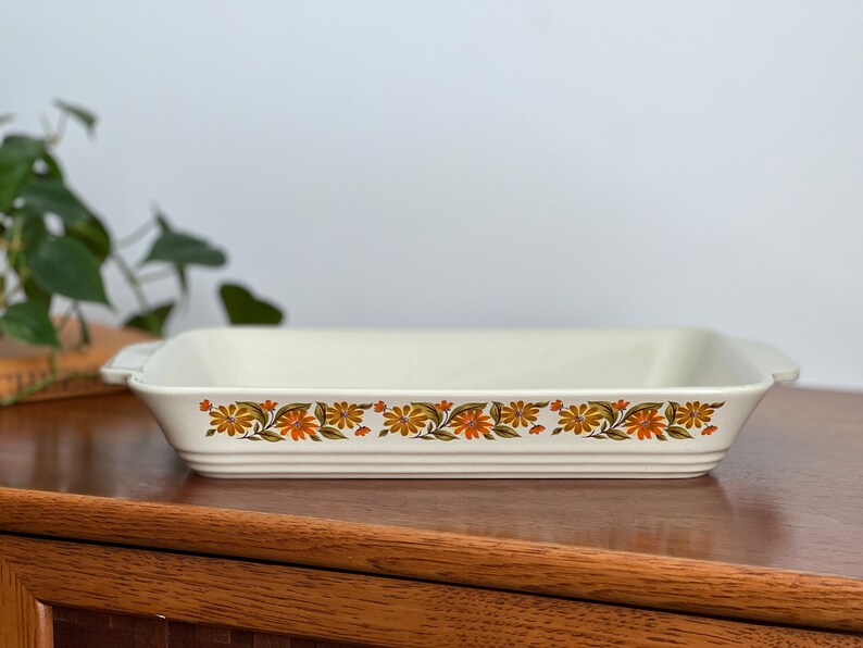 Vintage Capri Bake Serve N Store Stoneware Casserole Dish Etsy