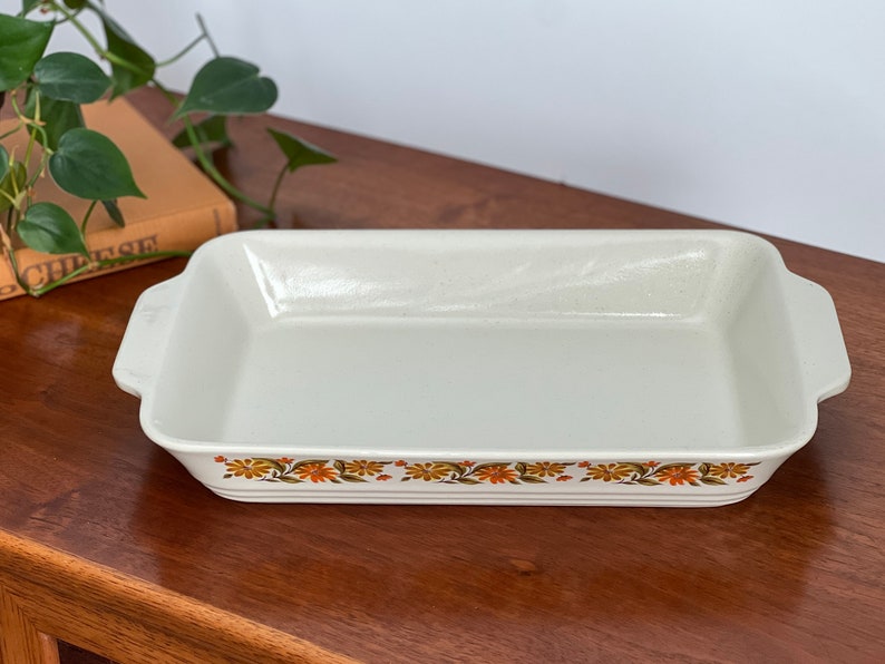 Vintage Capri Bake Serve N Store Stoneware Casserole Dish Etsy