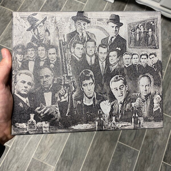 Laser Engraving Painted Canvas Etsy