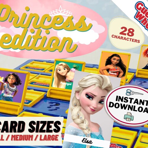 Friends Guess Who Game Cards Printable Game Pieces for Guess - Etsy