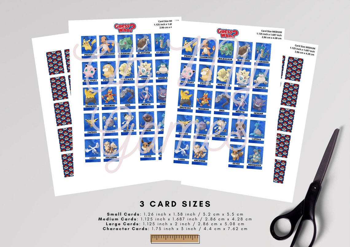 Pokemon Guess Who Game Cards Printable - Il 1140xN.2902444570 Jt9q 