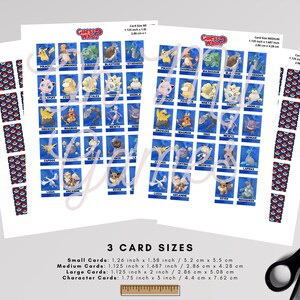 Pokemon Guess Who Game Cards Printable Game Pieces for Guess | Etsy