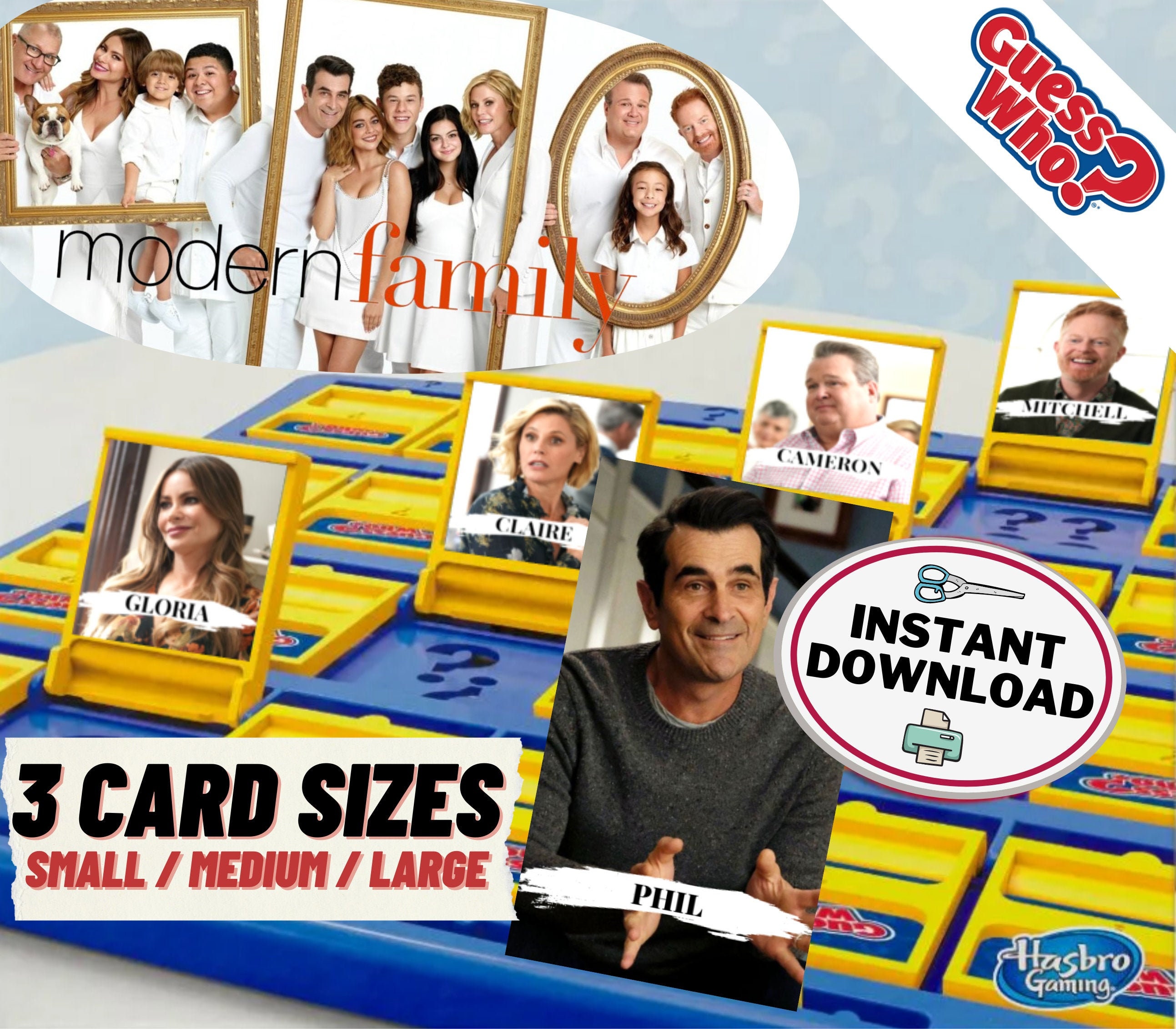Gilmore Girls Guess Who Game Cards Gilmore Girls Inspired Guess Who