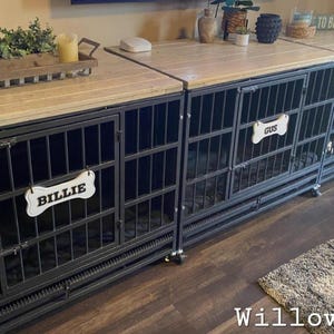 Pet Furniture, Dog Kennel Topper, Wooden Cage Topper, Dog Kennel Top, Home Decor, Farmhouse Table, Wire Crate Top, Fast Shipping Pet Gift