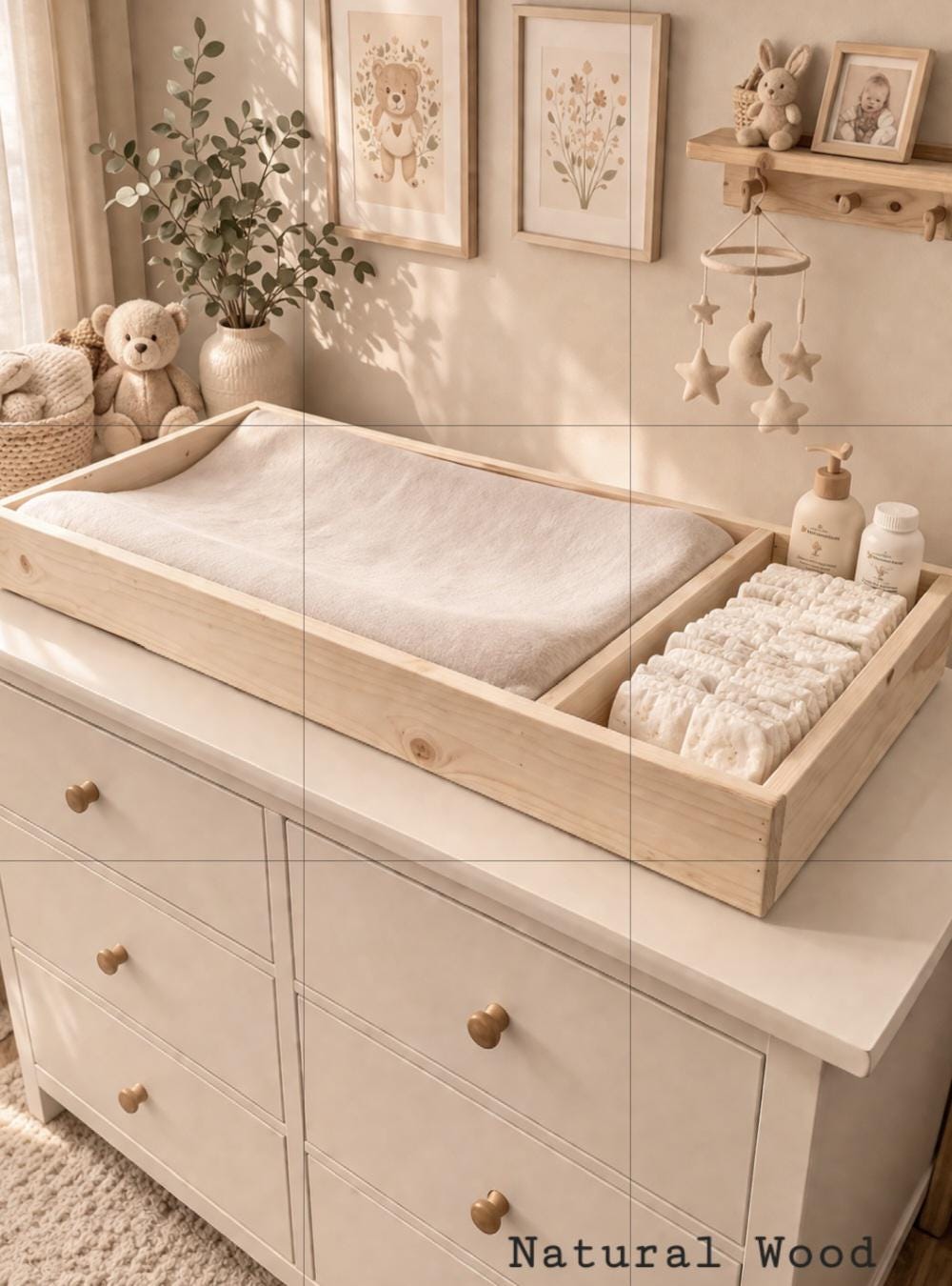 boat neck dresses GARVEE Modern Changing Table Dresser for Stylish Nurseries main image 0