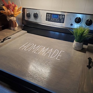 Noodle Board, Farmhouse Rustic Noodle Board, Stove Cover, Rustic Kitchen, Farmhouse Kitchen, Farmhouse Noodle Board, Kitchen Decor