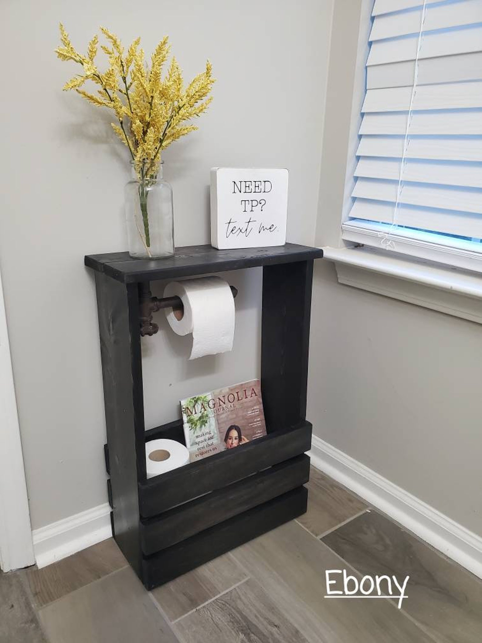 Bathroom Toilet Paper Storage Shelf Bathroom Storage - Etsy