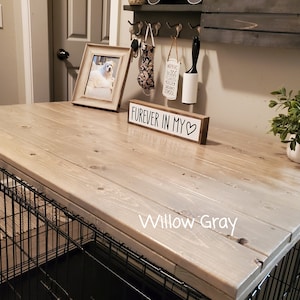 Dog Kennel Tray, Kennel Topper, Dog Crate Furniture, Wooden Topper for Dog Crate, Pet Furniture Decor, Wire Crate Cover, Pet Gift