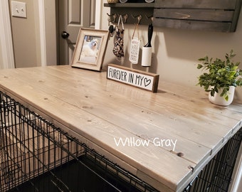 Wooden Dog Crate Topper, Pet Furniture Decor, Kennel Tray, Crate Tray, Kennel Tray, Dog Crate Top