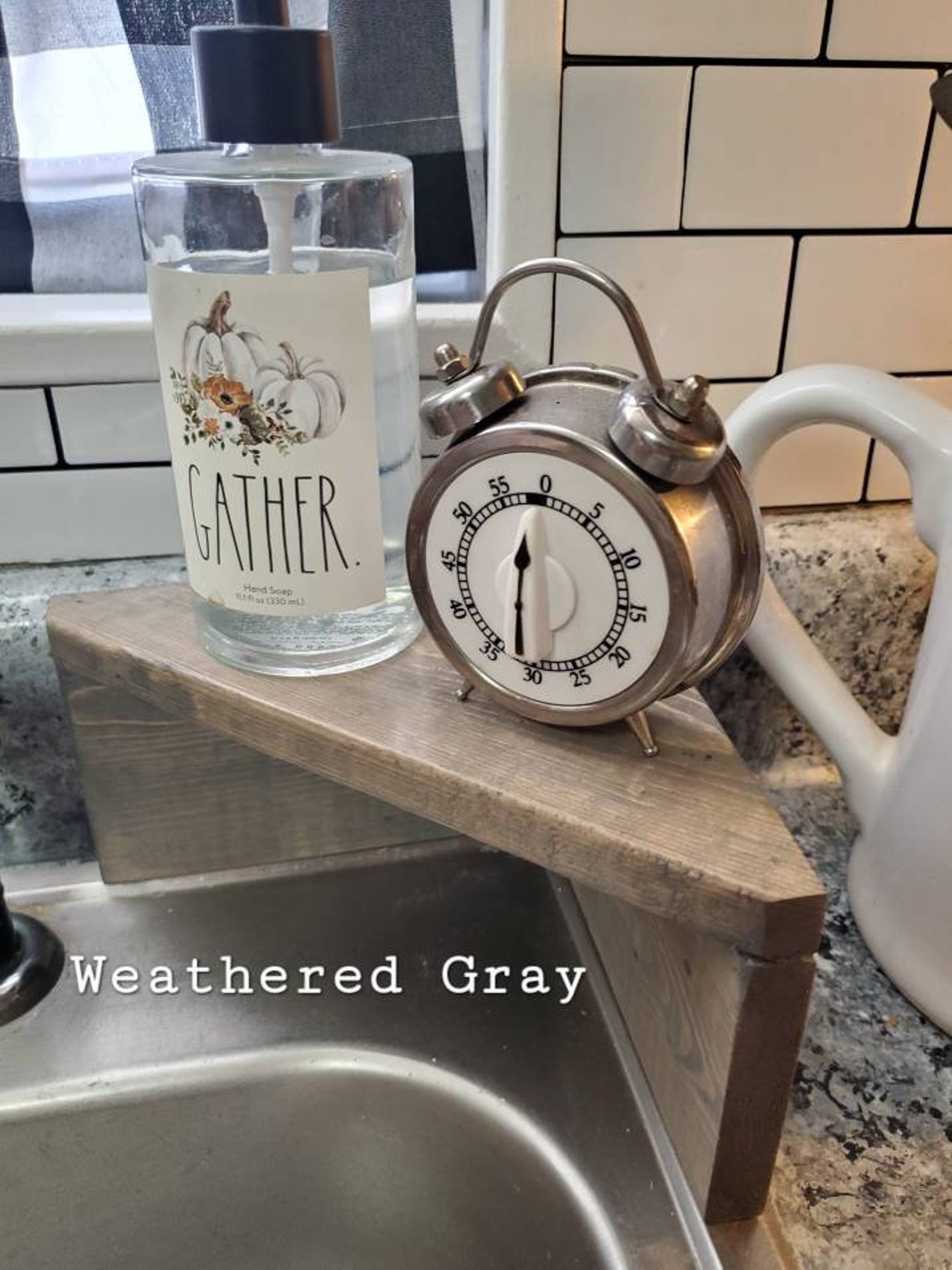 Sink Riser Kitchen Decor Wooden Soap Holder Kitchen Sink Etsy