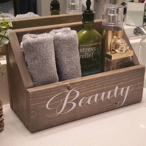 Bathroom Storage, Bathroom Caddy, Toiletry Box, Brush Box, Makeup Caddy, Organization, Housewarming Gift, Mother&#39;s Day Gift, Mail Box