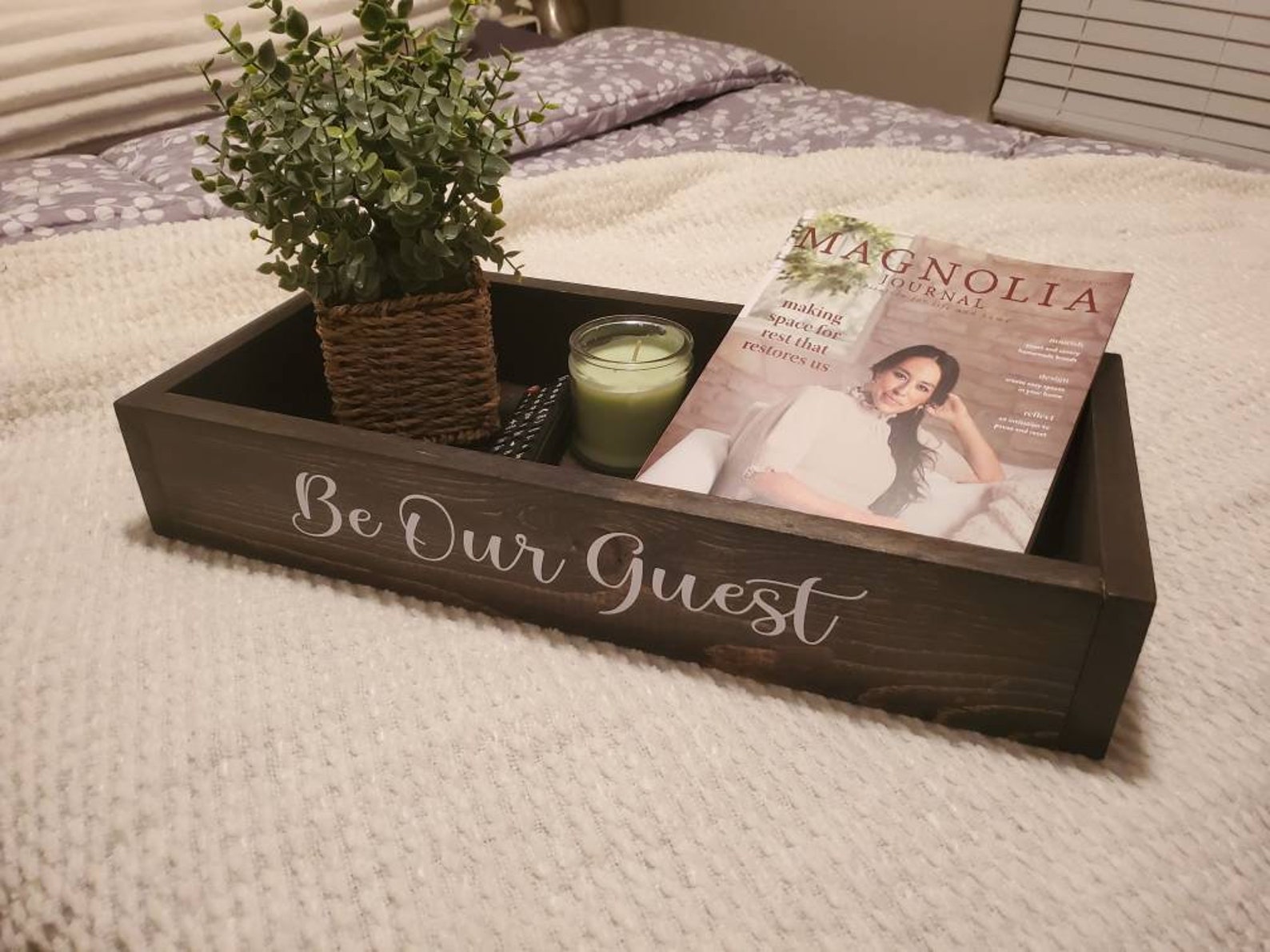 Guest Bedroom Tray Spare Bedroom Bed Tray Storage Tray Etsy
