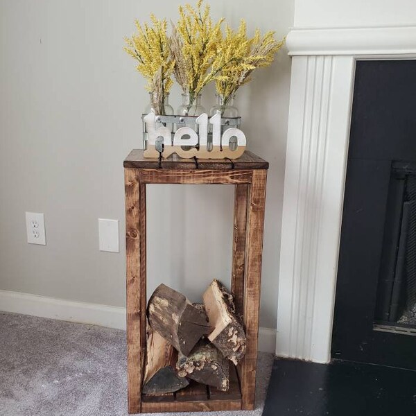 Entry Table, Side Table, Sofa Table, Nightstand, Rustic, Farmhouse Coastal, Vacation Rental Furniture, Coastal furniture, Bathroom Storage