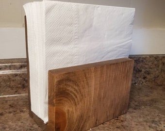 Napkin Holder, Kitchen Decor, Holiday Decor, Farmhouse Kitchen, Wooden Napkin Holder, Rustic, Mail Holder,, Farmhouse Decor, Napkin Display