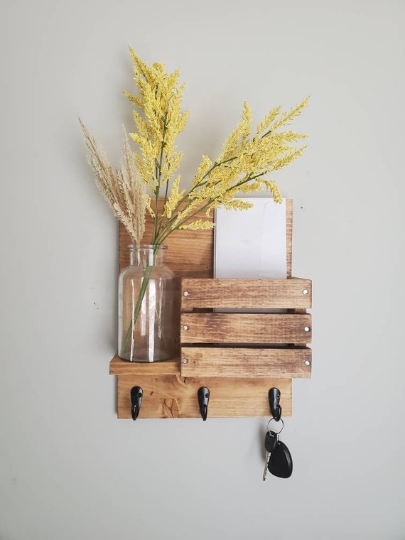 Small Mail Key Holder Entry Shelf House Warming Gift