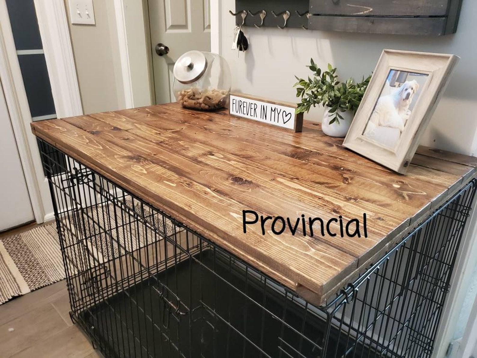 Dog Kennel Wood Table Top Kennel Top Dog Kenn Tray Pet Etsy