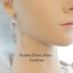 Padme Picnic Dress Inspired Earrings/ Padme Cosplay/Padme Amidala Inspired Jewelry/Star Wars Cosplay/Padme DisneyBound/Handmade
