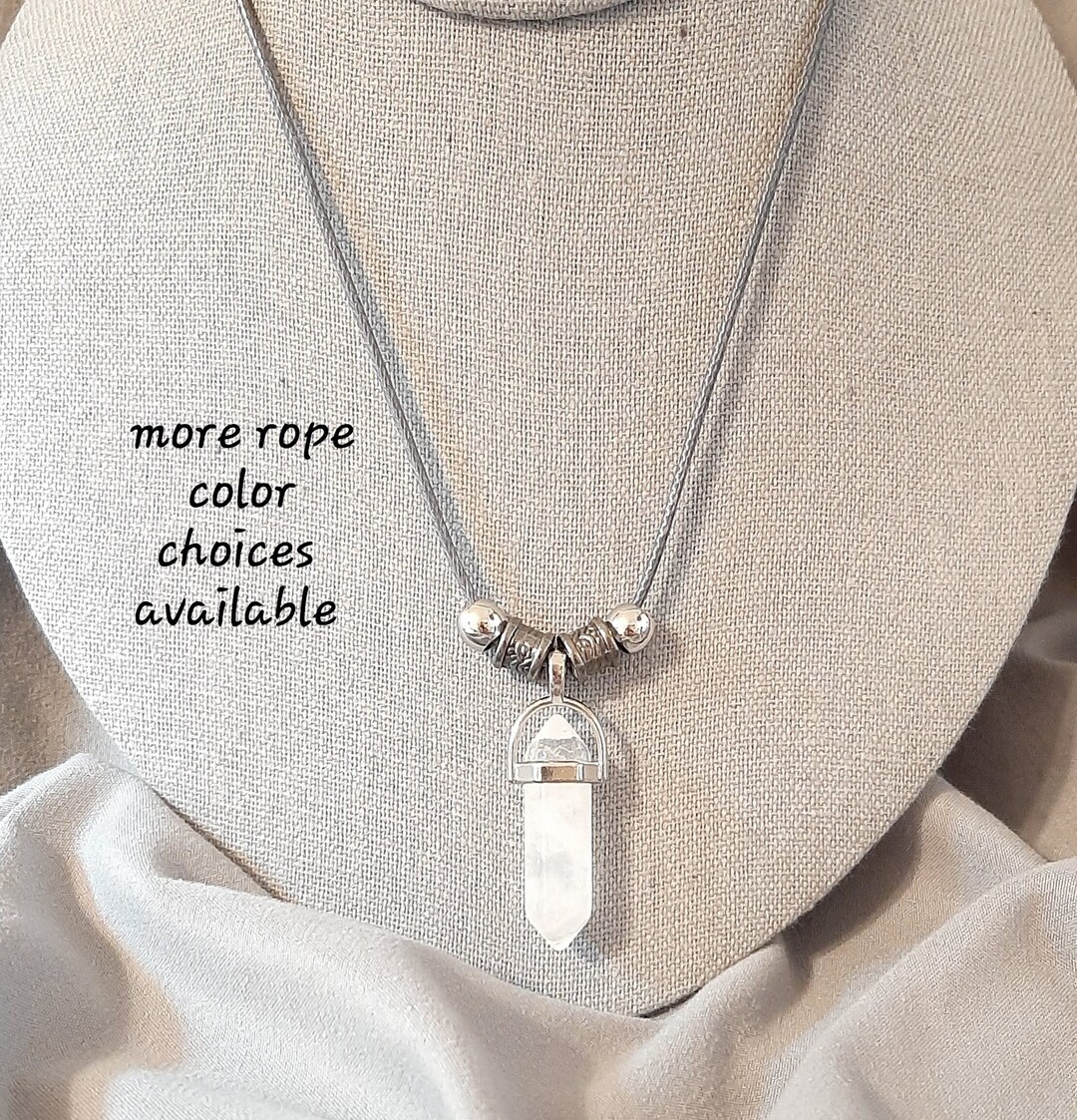 Ahsoka Kyber Inspired Necklace/white Kyber Crystal Inspired Etsy