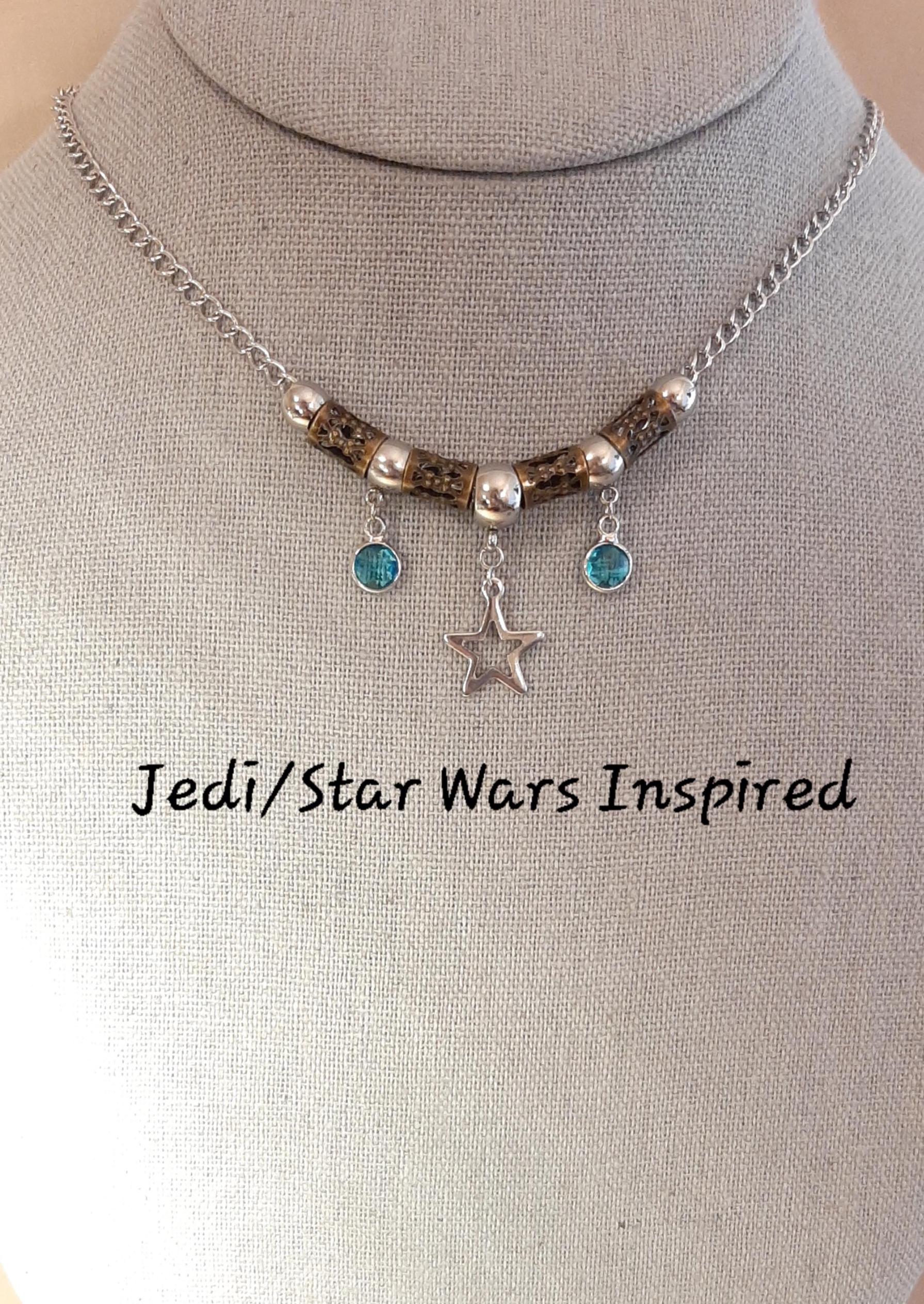 Obi Wan Kenobi Star Wars Lightsaber Necklace Obi Wan Kenobi Necklace
