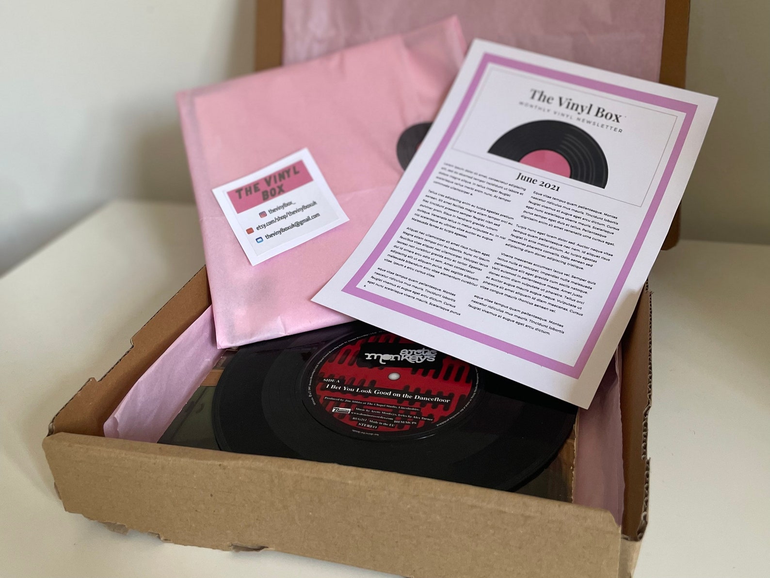 Vinyl Record Subscription Box Perfect for vinyl lovers Etsy