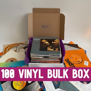 100 Vinyl Record Box Bundle | JobLot Vinyl Record Collection Delivered Straight To Your Door