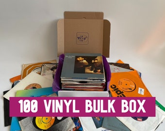 100 Vinyl Record Box Bundle | JobLot Vinyl Record Collection Delivered Straight To Your Door