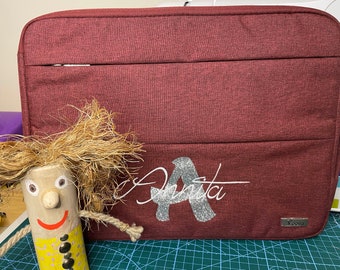 13" Personalized Laptop Bag, Laptop Case, Uni Gift, University Gift, Custom Computer Bag, 13.3" MacBook Case, 13 inch Sleeve, College Gift