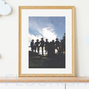 Mamas lassen Ihre Babys zu Cowboys und Cowgirls werden Druck I Western Aquarell I 48x32 Digital Download | Schlafzimmer Wandkunst