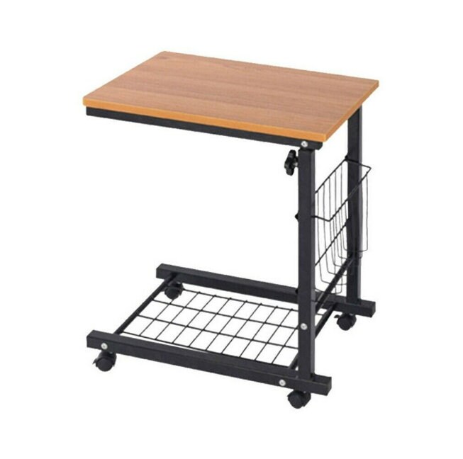 Portable mobile over bed table bedside table laptop Etsy