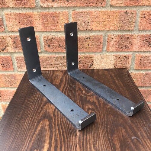 2 X HEAVY DUTY STEEL Brackets Uk Made Metal Shelf Brackets Etsy UK