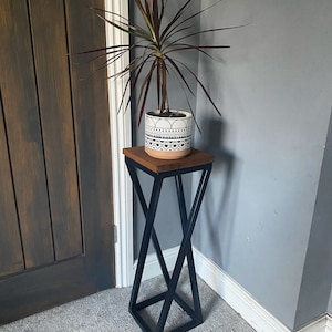 Mesa de suporte para plantas, mesa lateral, mesa