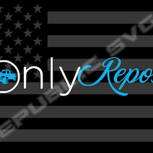 Only Repos SVG Cutting File for Cricut and Silhouette - Instant Digital Download