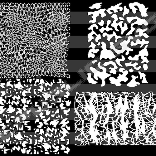 Kryptek Camo Paint Stencil SVG - Etsy