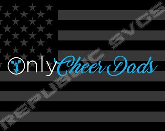 Alleen Cheer Dads SVG-snijbestand voor Cricut en Silhouette - directe digitale download
