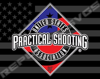 USPSA レイヤードターゲット SVG カッティングファイル（Cricut および Silhouette 用） - インスタントデジタルダウンロード