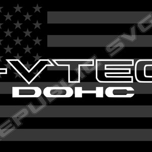 IVTEC JDM SVG Decal Cutting File for Honda B Series Engine - Instant Digital Download