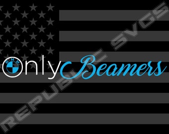 Only Beamers SVG Cutting File for Cricut and Silhouette - Instant Digital Download