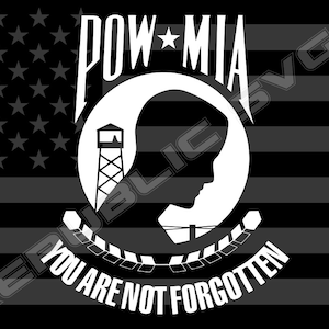 POW MIA SVG