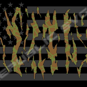 Riptile Camo Paint Stencil SVG Cutting File for Cricut and Silhouette - Instant Digital Download