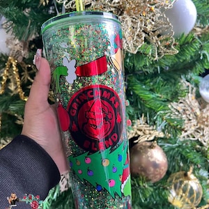 Kerst snowglobe tumbler