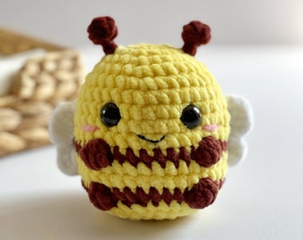 Schema per un peluche ape all'uncinetto: tutorial per un bombo amigurumi (download PDF)