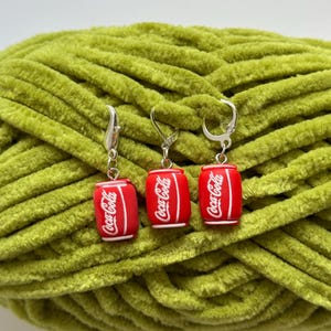 Cute Beverage Cans Stitch Marker Knitting Crochet Gift Place Holder Progress Keeper