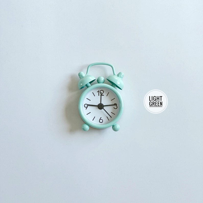 Mini Clock, Mini Alarm Clock, Miniature Alarm image 8