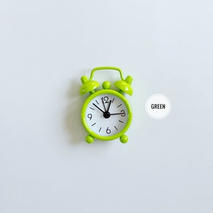 Mini Clock, Mini Alarm Clock, Miniature Alarm image 7