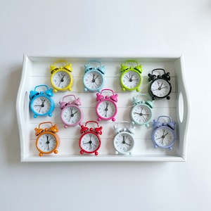 Mini Clock, Mini Alarm Clock, Miniature Alarm image 9