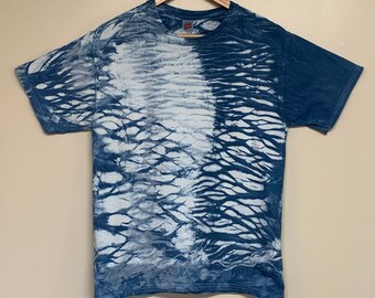 Women/'s 2x shibori linen shirt