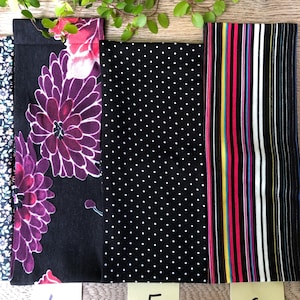Haarband Stirnband Jersey zweilagig formstabil Schwarz Bild 4