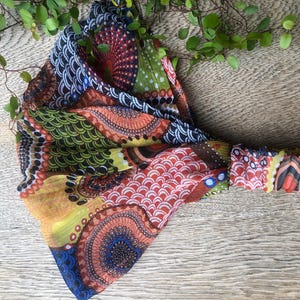 Bandana Haarband  Einzelstücke sommerlicher Viskose Crepe