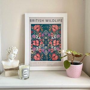 FAUNA SELVATICA BRITANNICA - Stampa artistica Giclée / illustrazione / arte murale / decorazione della casa / stampa floreale / A5 A4 A3